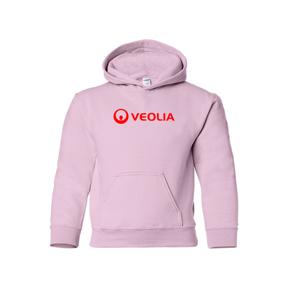 Youth Veolia Logo  Pullover Hoodie