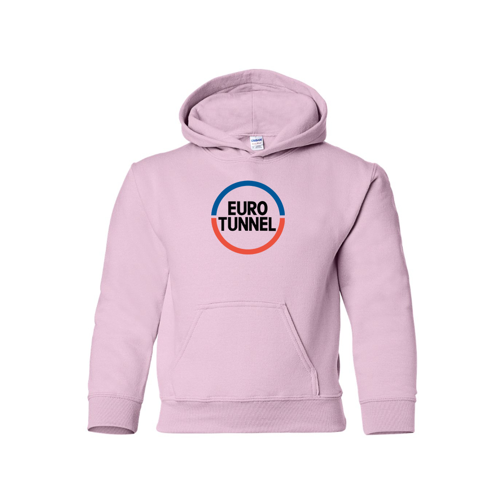 Youth   Eurotunnel    Logo  Pullover Hoodie