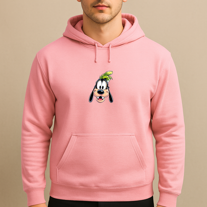 Men's Goofy Disney Smiley Face Pullover Hoodie