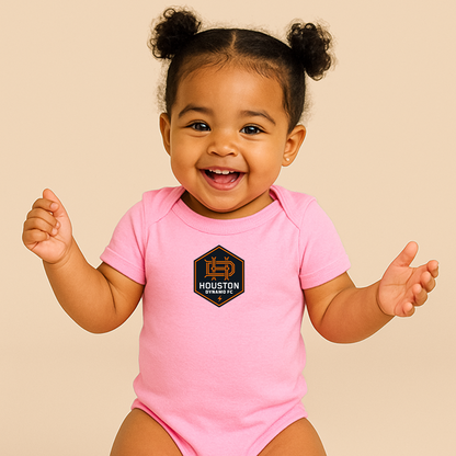 Houston Dynamo FC Soccer Baby Romper Onesie
