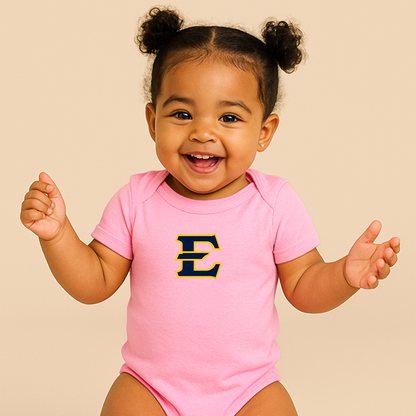 ETSU Buccaneers Logo Baby Romper Onesie