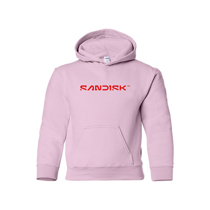 Youth SanDisk Logo Pullover Hoodie