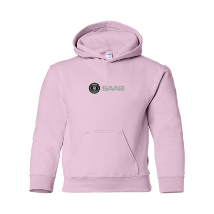 Youth Saab Logo Pullover Hoodie