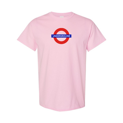 Men's London Tube Logo Cotton T-Shirt