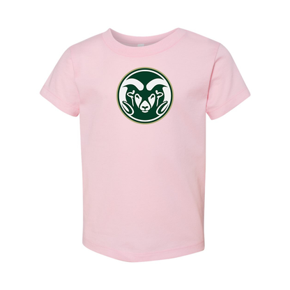 Colorado State Rams BELLA  CANVAS Toddler Jersey Tee