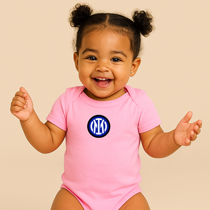 Inter Milan 2025 Soccer Logo Baby Romper Onesie