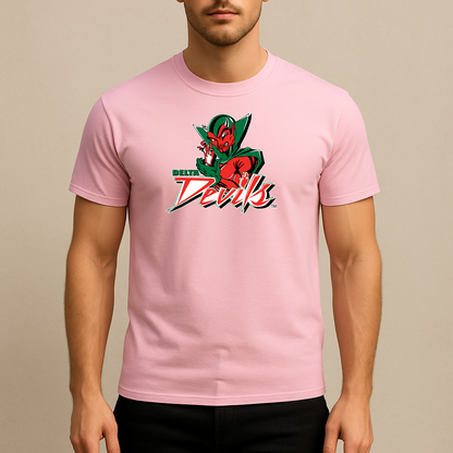 Men's MVSU Delta Devils Logo Cotton T-Shirt