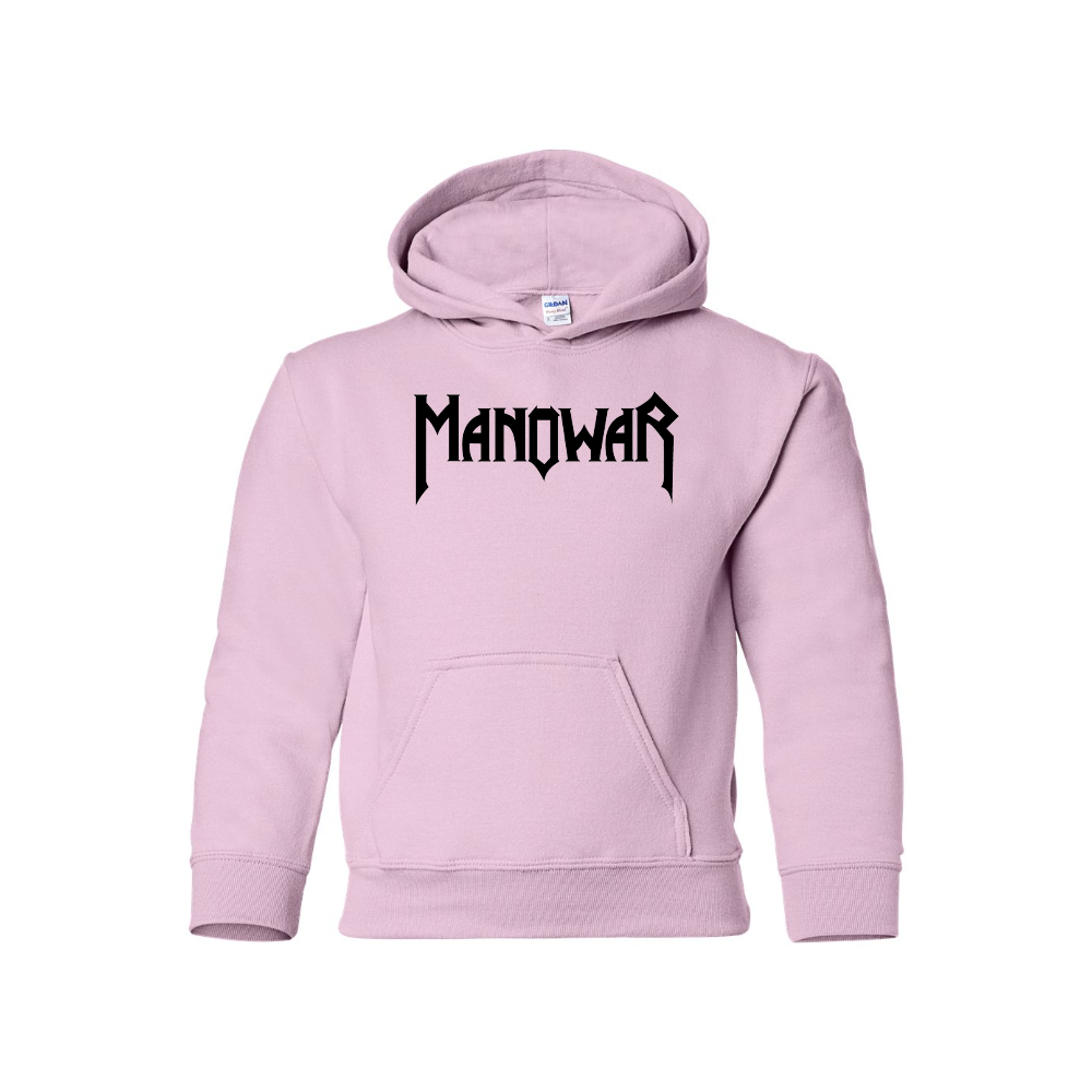Youth Manowar  Pullover Hoodie