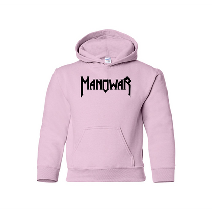 Youth Manowar  Pullover Hoodie