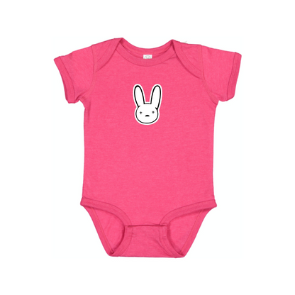 Bad Bunny Logo Baby Onesie Romper
