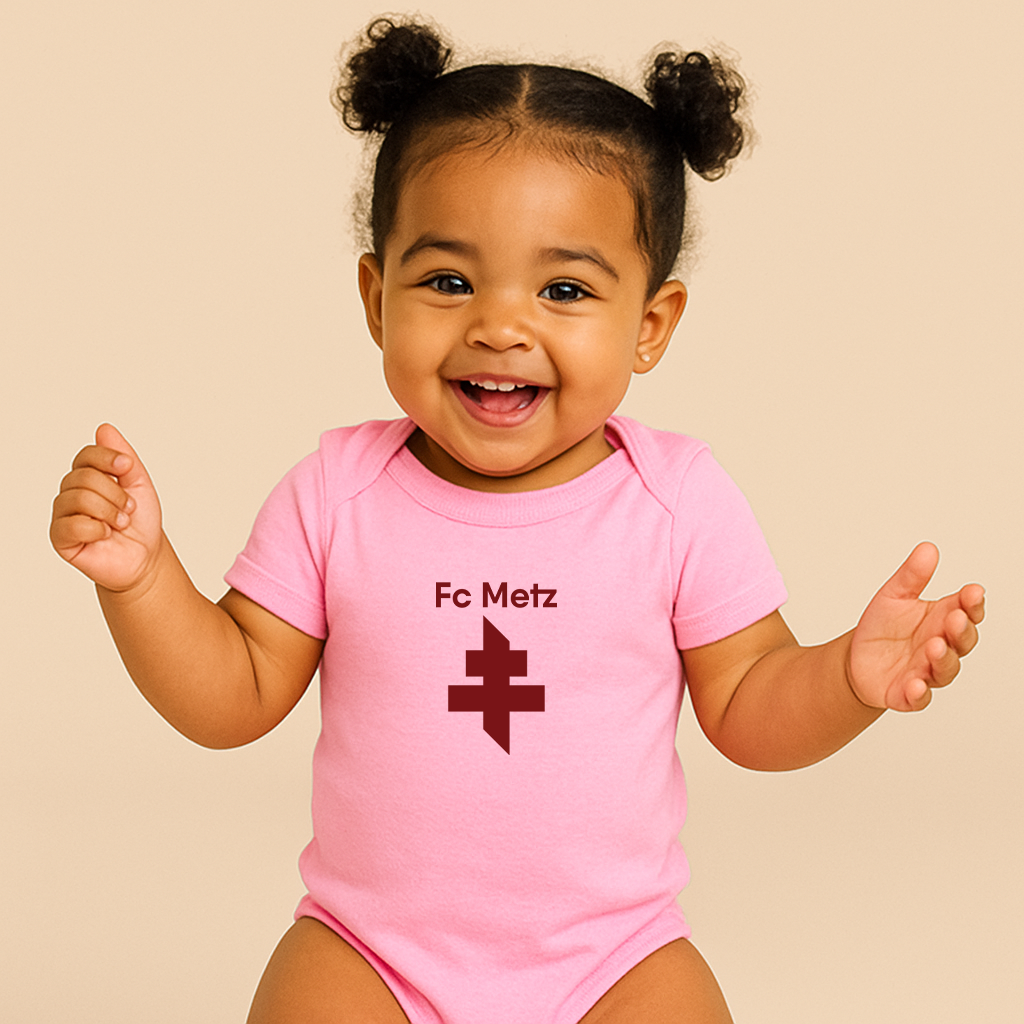 FC Metz Soccer Logo Baby Romper Onesie