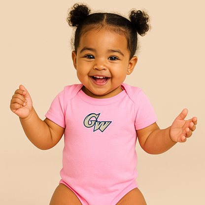 George Washington Colonials Log Baby Romper Onesie