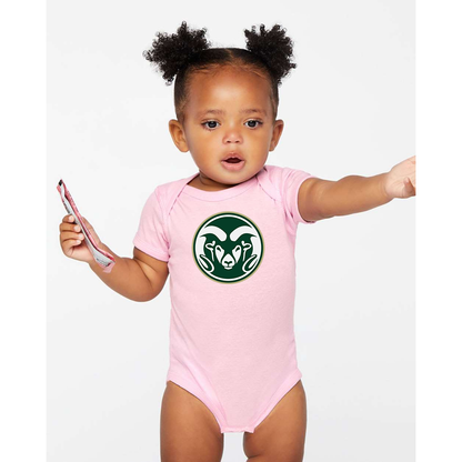 Colorado State Rams Rabbit Skins Infant Baby Rib Bodysuit