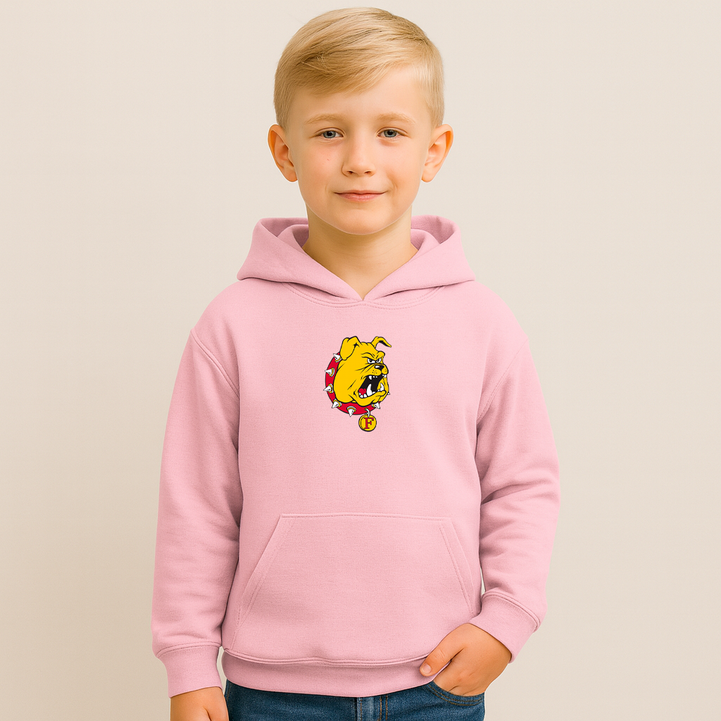 Youth Ferris State Bulldogs Logo Pullover Hoodie