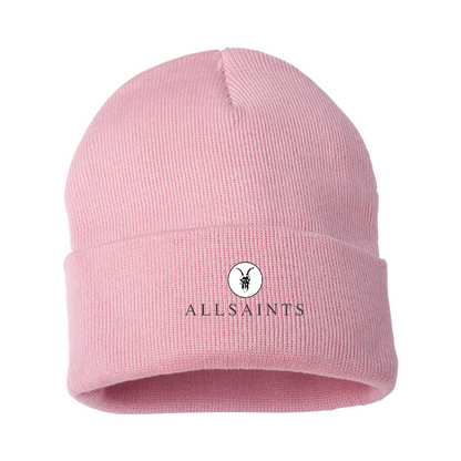 AllSaints Logo Beanie Hat