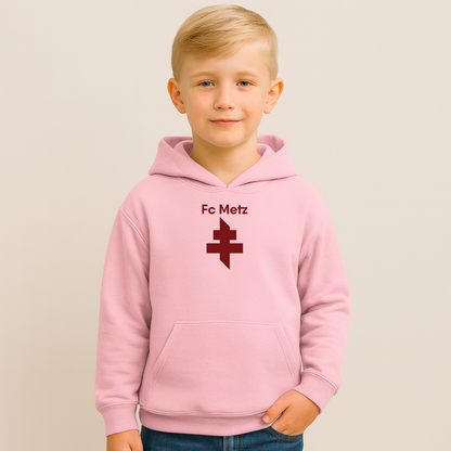 Youth FC Metz Soccer Logo Pullover Hoodie