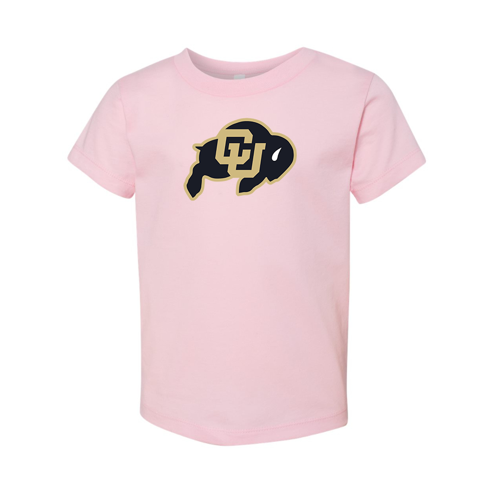 Colorado Buffaloes  BELLA  CANVAS Toddler Jersey Tee