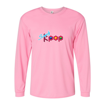 Men's Simply Kpop Performance Long Sleeve T-Shirt