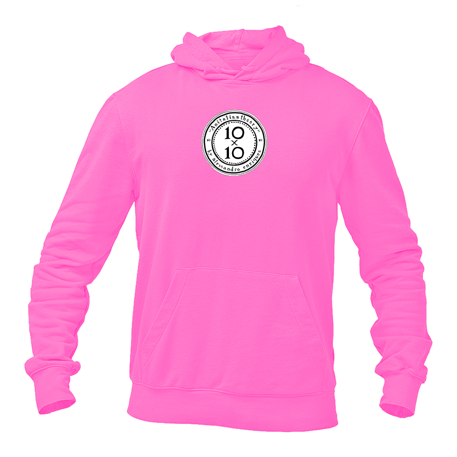 Men's 10x10 An Italian Theory Logo Pullover Hoodie