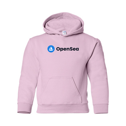 Youth OpenSea Logo Pullover Hoodie