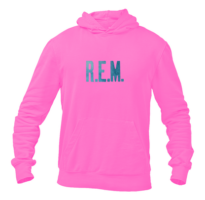 Men's R.E.M. Blue Softstyle Midweight Hooded Sweatshirt