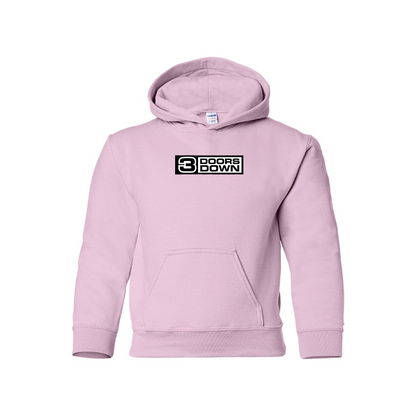Youth 3 Doors Down Logo Pullover Hoodie