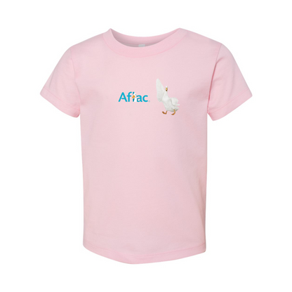 Aflac Logo and Duck BELLA  CANVAS Toddler Jersey Tee