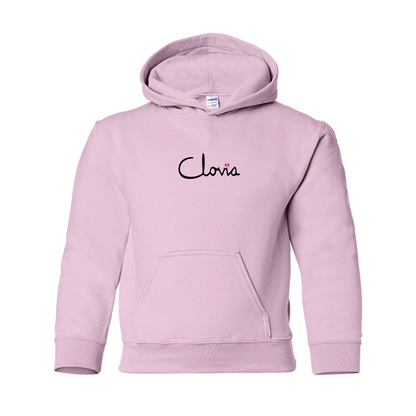 Youth Clovia  Logo   Pullover Hoodie