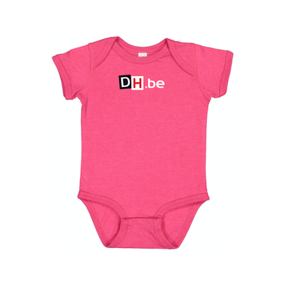 DH Derniere Heurev  Logo  Baby Onesie Romper
