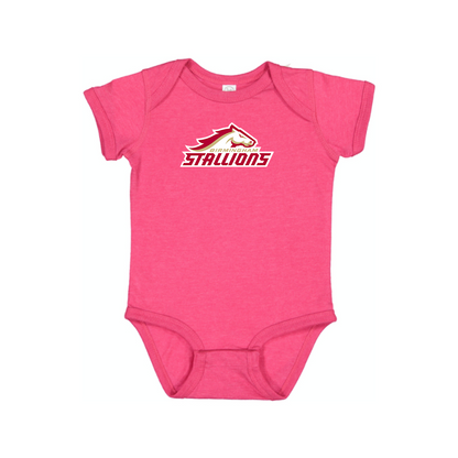 Birmingham Stallions Logo Baby Onesie Romper