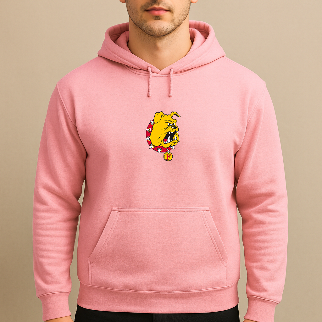 Men's Ferris State Bulldogs Logo Pullover Hoodie