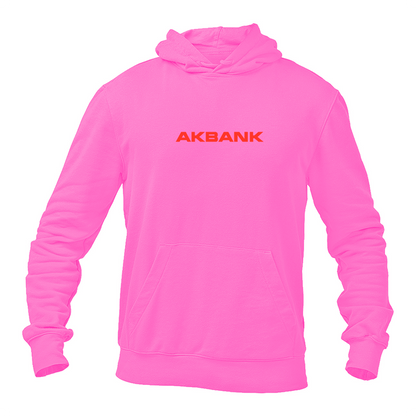 Men's Akbank Logo   Pullover Hoodie