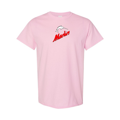 Men's Marlin Logo Cotton T-Shirt