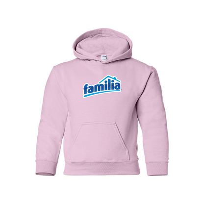 Youth Familia Logo Pullover Hoodie