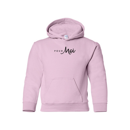 Youth  Pour Moi Logo  Pullover Hoodie