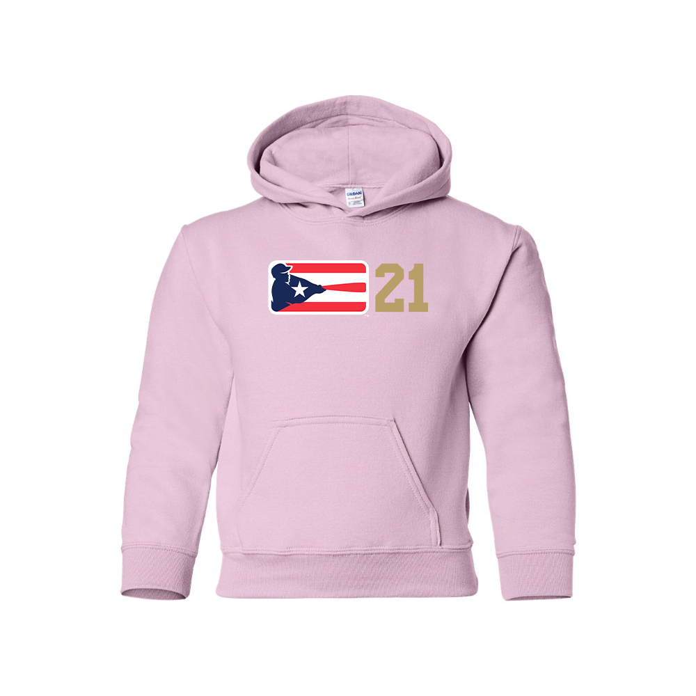 Youth  Liga de Beisbol Profesional Roberto Clemente Logo Pullover Hoodie