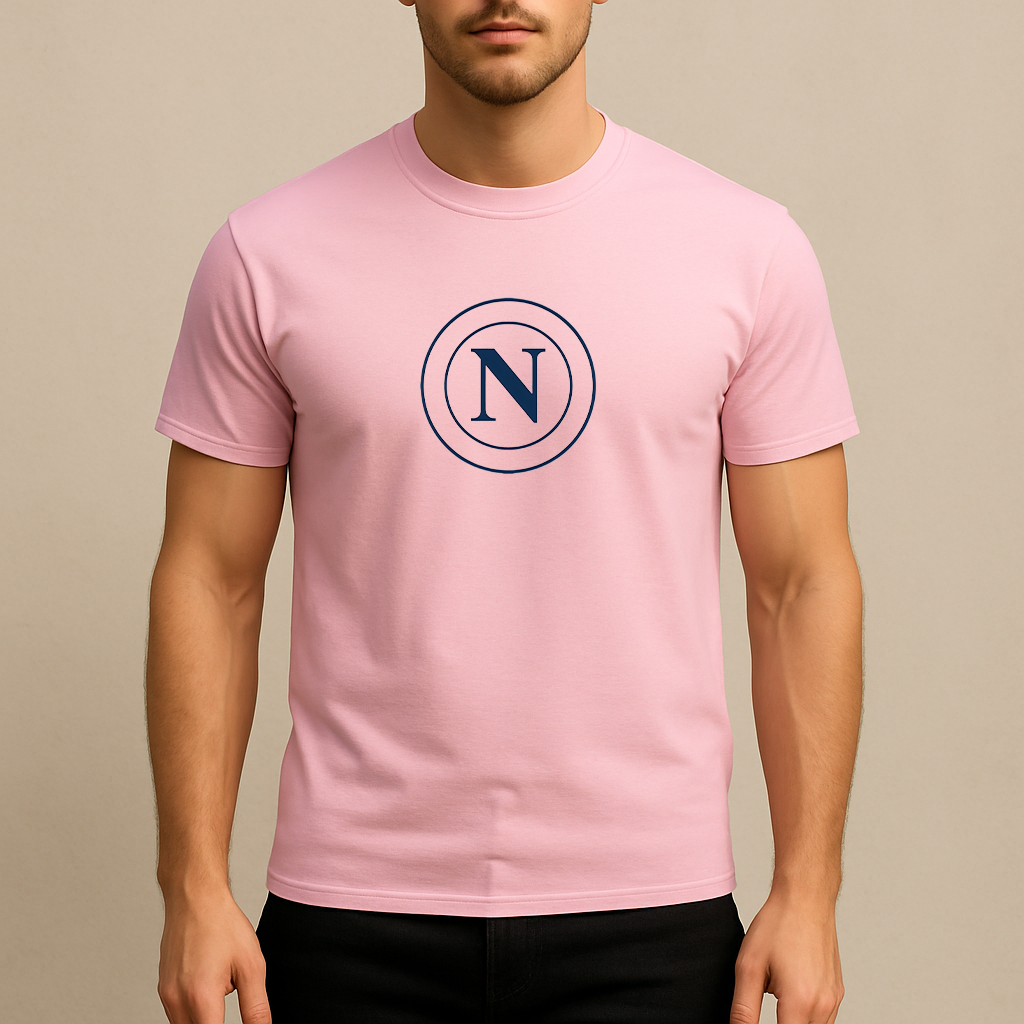 Men's Napoli 2025 Soccer Logo Cotton T-Shirt