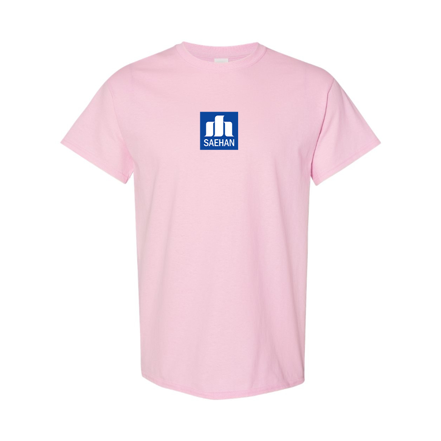 Men's Saehan Motors Logo Cotton T-Shirt