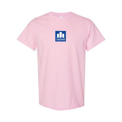 Men's Saehan Motors Logo Cotton T-Shirt