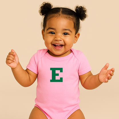 Eastern Michigan Eagles Logo Baby Romper Onesie
