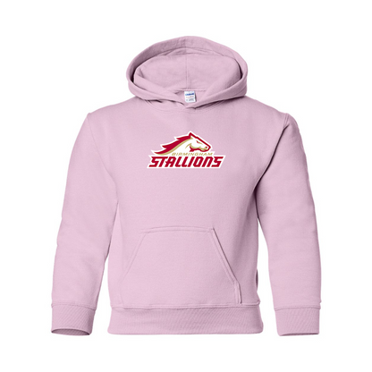 Youth Birmingham Stallions Logo Pullover Hoodie
