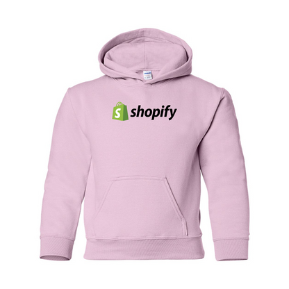 Youth Shopify Logo Pullover Hoodie