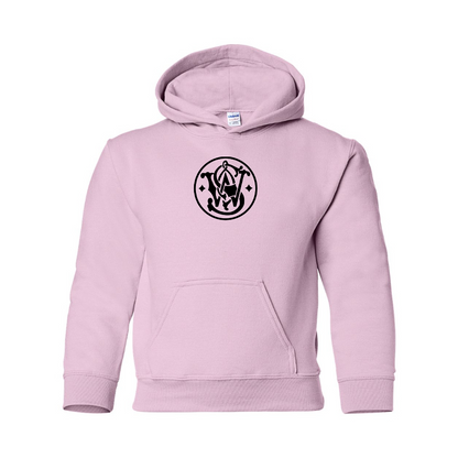 Youth Smith and Wesson Symbol Logo  Pullover Hoodie