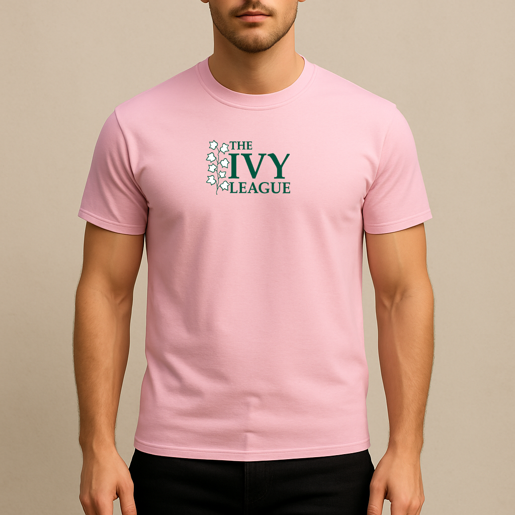 Men's Ivy League Logo Cotton T-Shirt