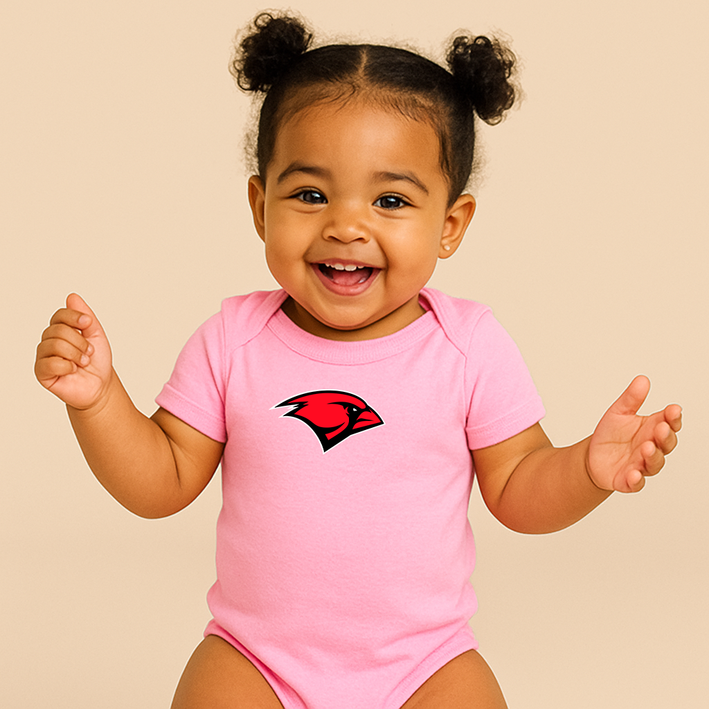 Incarnate Word Cardinals Logo Baby Romper Onesie