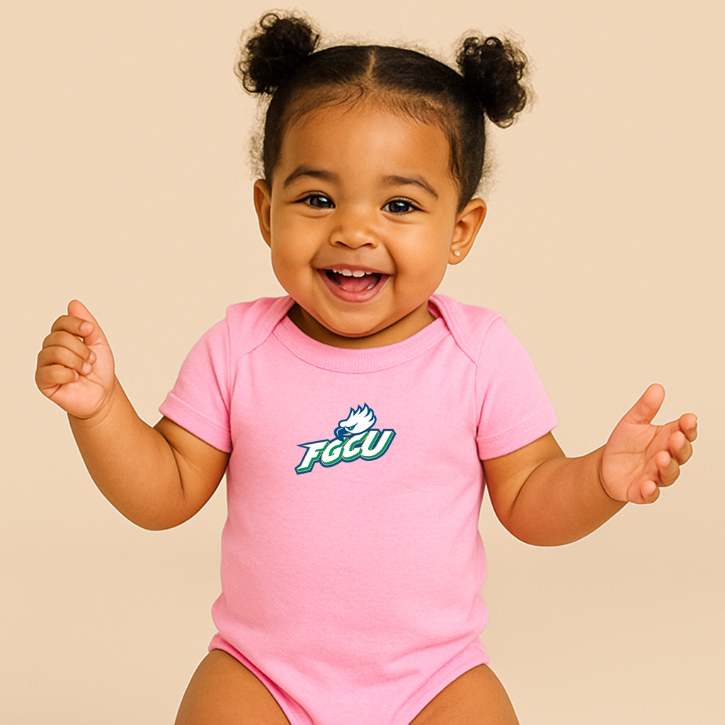 Florida Gulf Coast Eagles Logo Baby Romper Onesie