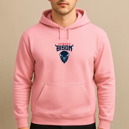 Men's Howard Bison Logo Pullover Hoodie