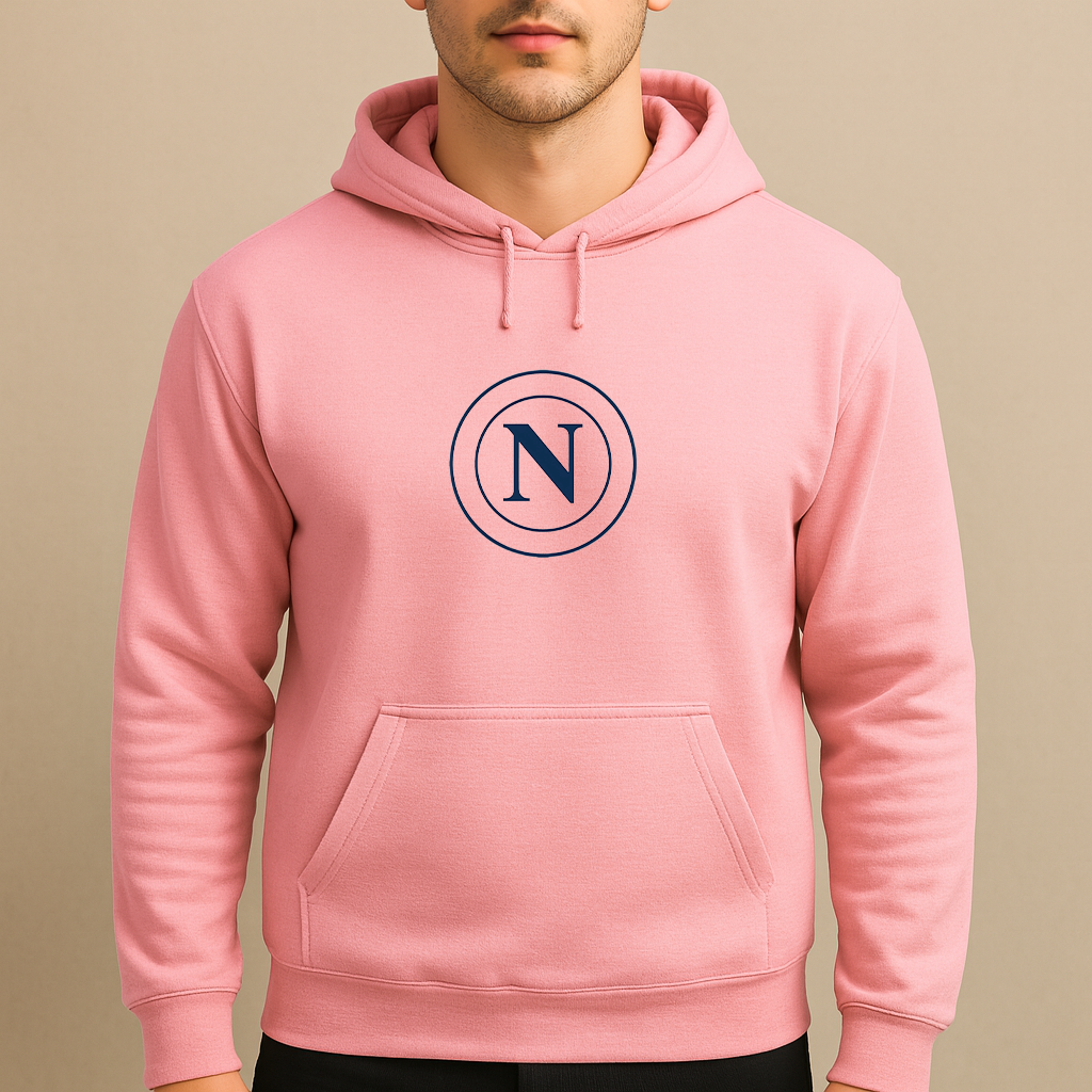 Men's Napoli 2025 Soccer Logo Pullover Hoodie