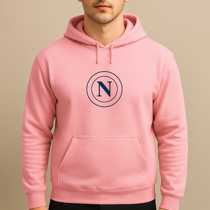 Men's Napoli 2025 Soccer Logo Pullover Hoodie