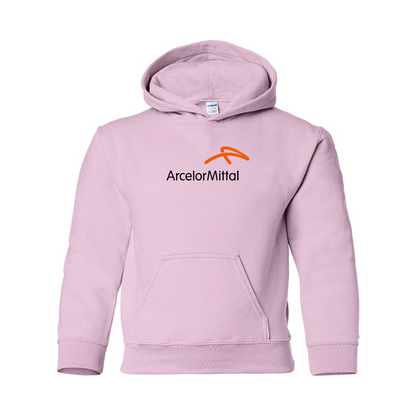 Youth Arcelormittal Logo Pullover Hoodie
